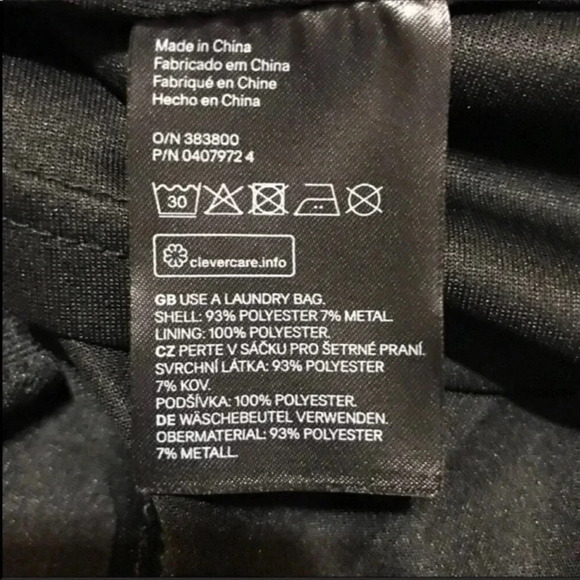 NWT H & M Black Sleeveless Fit & Flare Dress 10 - Picture 9 of 9